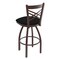 Holland Bar Stool Co 30" Swivel Bar Stool, Bronze Finish, Black Vinyl Seat 82030BZBlkVinyl - alternate 4